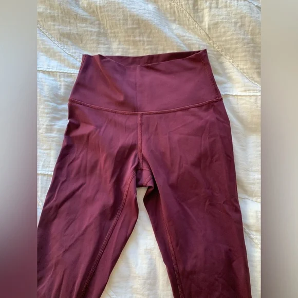 Lululemon Wunder Under Crop Dark Adobe - Size 4 - Picture 4 of 8